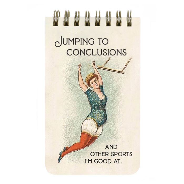 Jumping To Conclusions Spiral Notebook