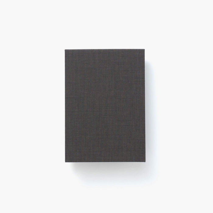 Kakimori Mini Note Cover - Grey, shown from another angle.