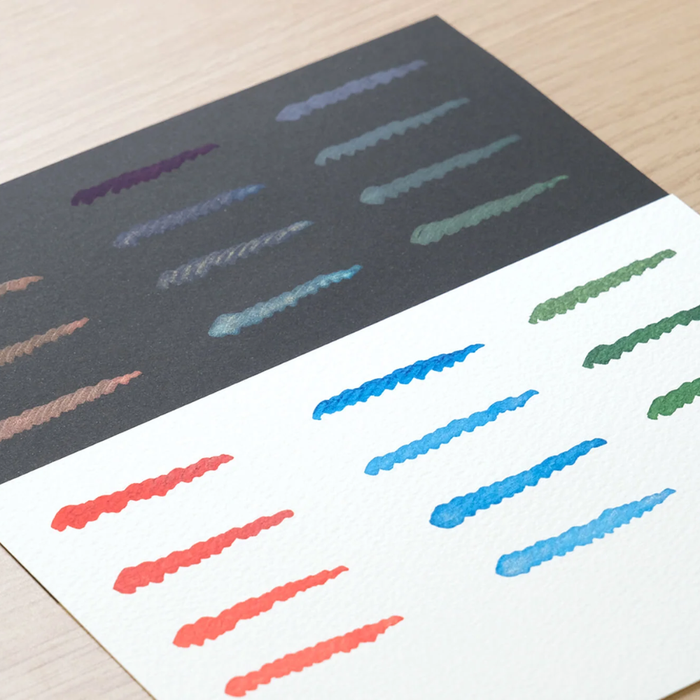 Kakimori Pearlescent Solution for Dip Pens, shown in full.