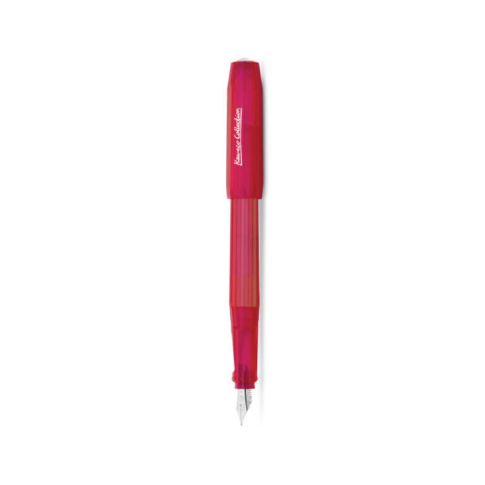 Kaweco Collection Perkeo Fountain Pen Infrared, shown from the front.