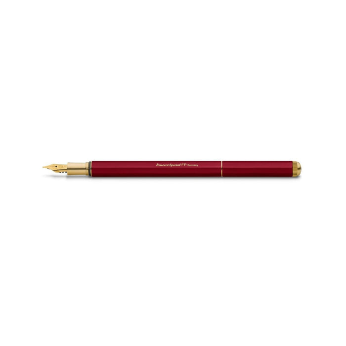 Kaweco Collection Special Red Fountain Pen - Medium, shown from the front.