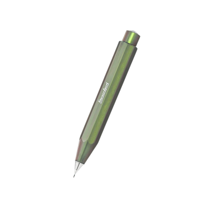 Shadow Green - Kaweco Lunar Sport Mechanical Pencil 0.7mm in shadow green with compact pocket-sized design.