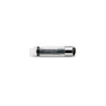 Kaweco Mini Converter piston for fountain pens shown in closed position with clear barrel and silver detailing.