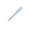 Kaweco Perkeo fountain pen in iridescent pearl finish shown capped on a white background.