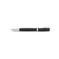 Kaweco Student Black Fountain Pen - Medium, shown from the front.