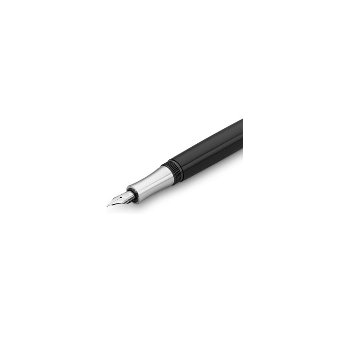 Kaweco Student Black Fountain Pen - Medium, shown in full.