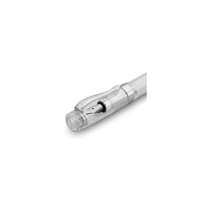 Kaweco Student Transparent Fountain Pen - Fine, close-up view.