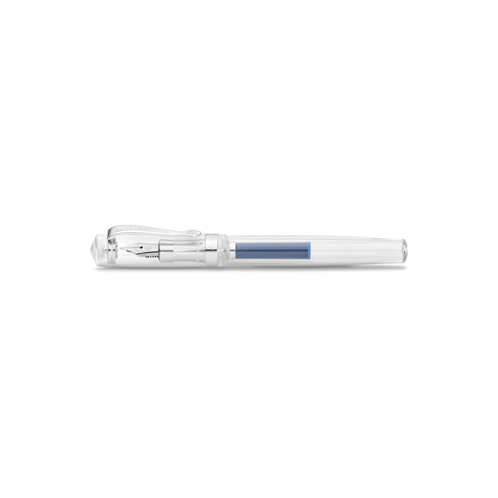 Kaweco Student Transparent Fountain Pen - Medium, shown from another angle.