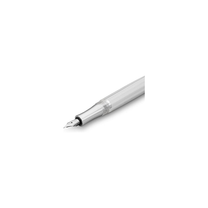 Kaweco Student Transparent Fountain Pen - Medium, close-up view.