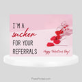 Keller Williams real estate Valentine’s Day referral postcard PixelsPrinted