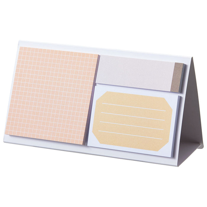 EMILY Fusen sticky notes displayed upright in a desktop stand.