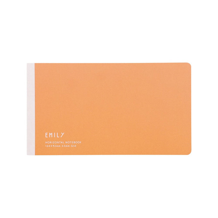 KING JIM EMILY Horizontal Notebook, shown from the front.