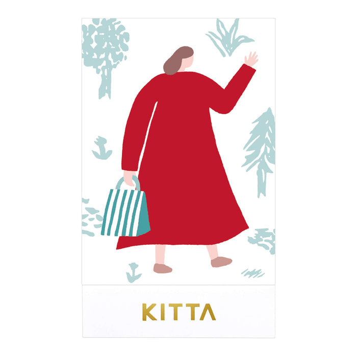 KITTA special washi stickers featuring illustrated character and motif designs.