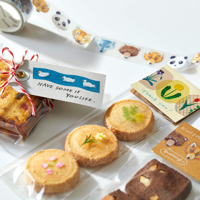 SODA die-cut masking tape used to decorate food packaging and baked goods.