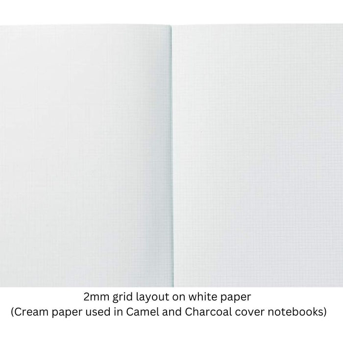 Kleid x Life Noble Notebook, 2mm Grid Paper, B6, close-up view.