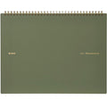 Kleid x Mnemosyne A4 Landscape Pad (2mm Grid Paper), shown from the front.