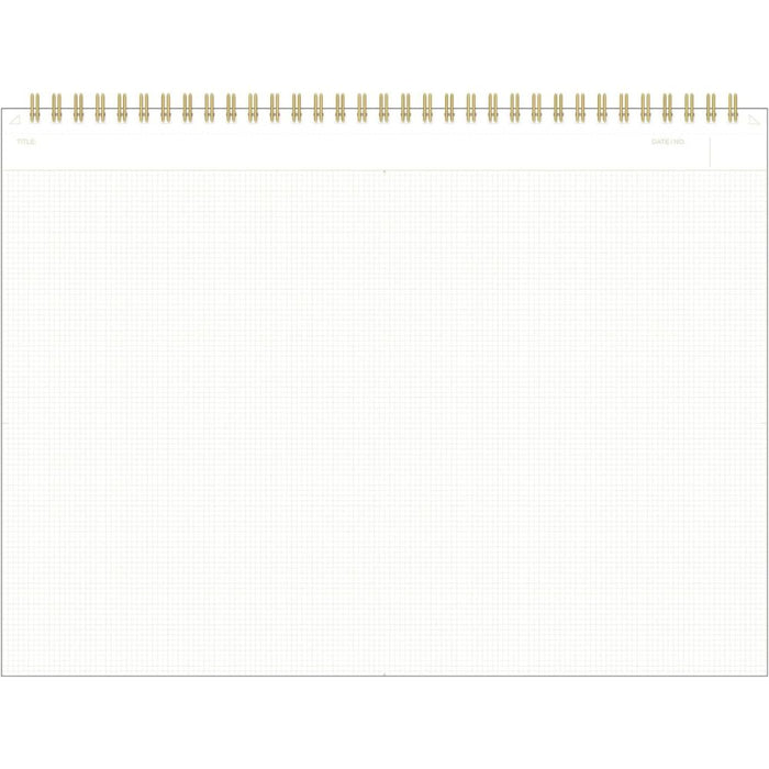 Kleid x Mnemosyne A4 Landscape Pad (2mm Grid Paper), shown from another angle.