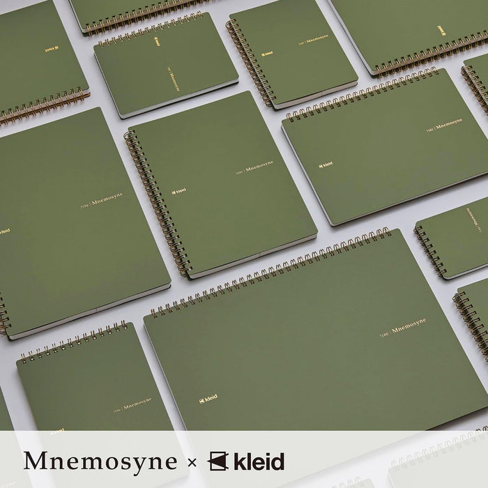 Kleid x Mnemosyne A4 Landscape Pad (2mm Grid Paper), shown in full.