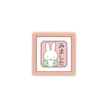 Checked - Single Kodomo No Kao Miffy mini pom stamp shown from the front.