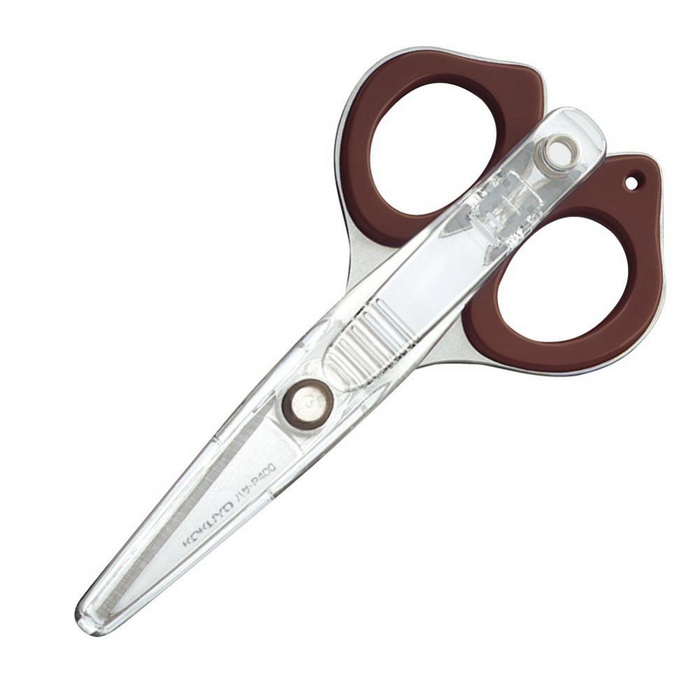 Kokuyo CLIPPY Non-Stick Scissors with Clip - The Journal Shop