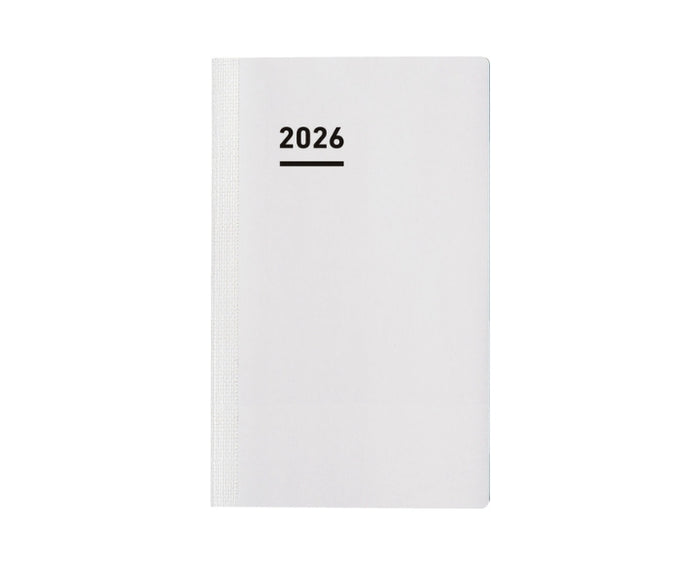 The Journal Shop - Kokuyo Jibun Techo 2026 A5 Slim Diary Refill – Weekly vertical planner with monthly calendars and Gantt charts