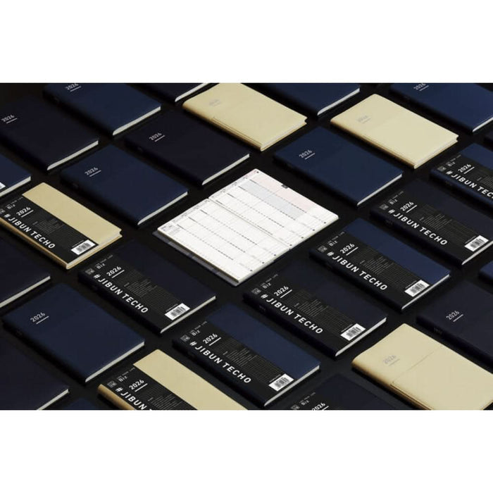 Kokuyo Jibun Techo Biz 2026 - A5 Slim Planner, shown from another angle.