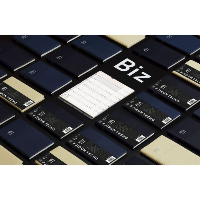 Kokuyo Jibun Techo Biz 2026 - A5 Slim Planner, detail view of the design.