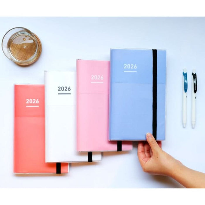 Kokuyo Jibun Techo First Kit 2026 – A5 Slim – DIARY + LIFE + IDEA, shown from another angle.