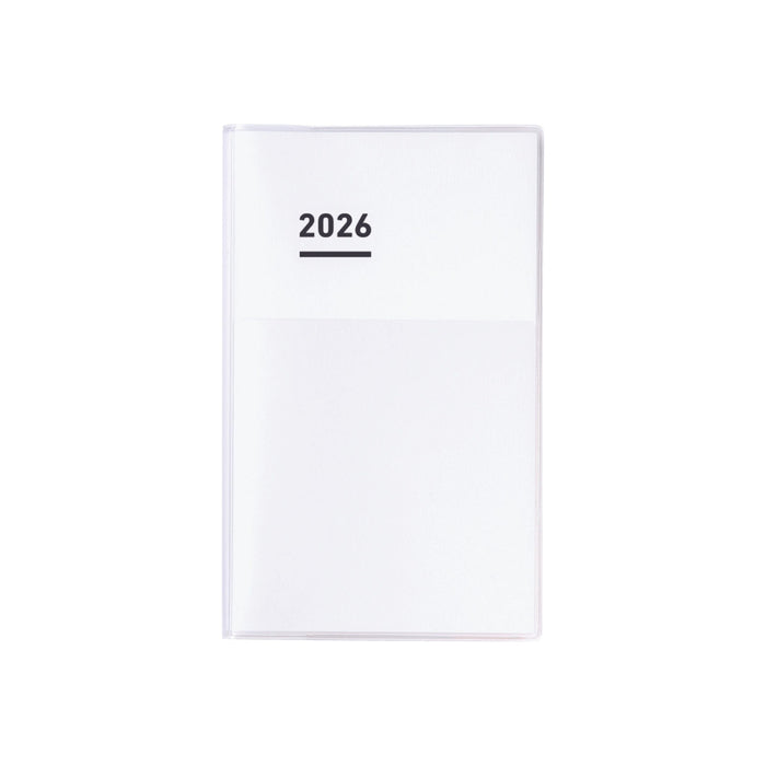 Kokuyo Jibun Techo Mini Diary 2026 - B6 Slim Planner, shown in full.