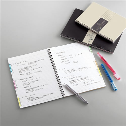 Kokuyo Twin Ring Edge Title Notebook [2 sizes] - The Journal Shop