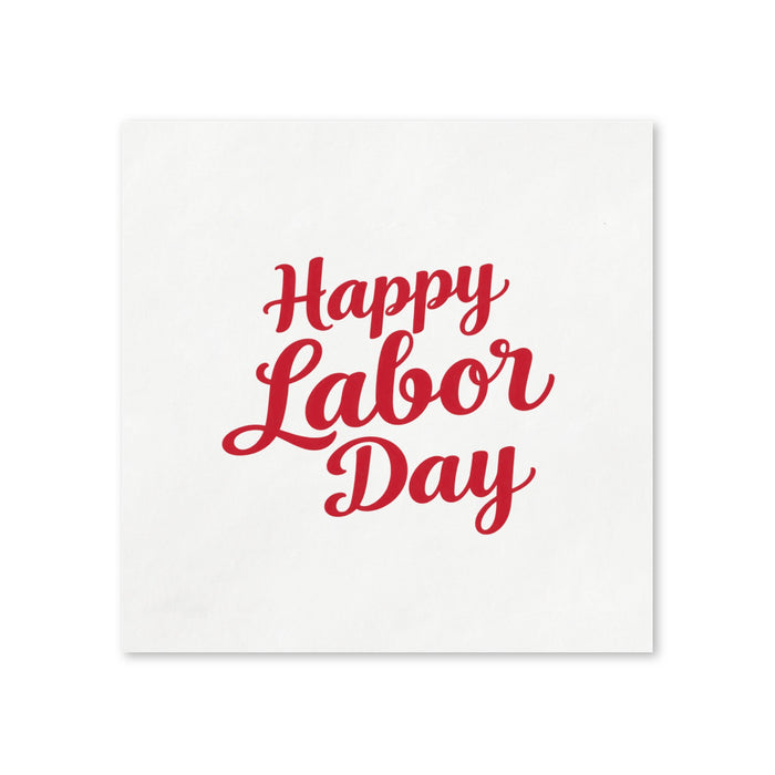 Labor Day Cocktail Napkins, 50-Pack, 3-ply, Labor Day Party Decor