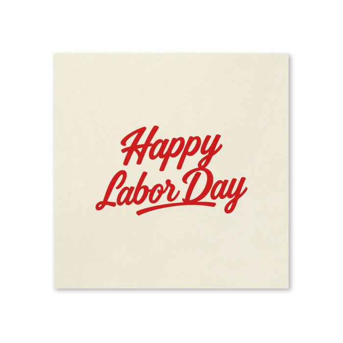 Labor Day Cocktail Napkins, 50-Pack, 3-ply, Labor Day Party Decor
