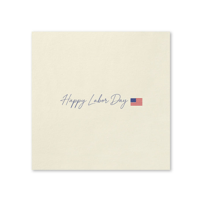Labor Day Cocktail Napkins, 50-Pack, 3-ply, Labor Day Party Decor