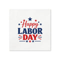 Labor Day Cocktail Napkins, 50-Pack, 3-ply, Labor Day Party Decor
