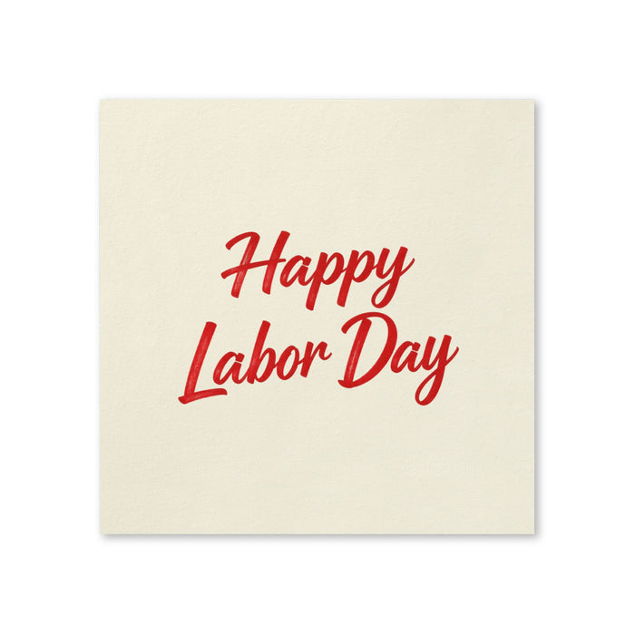 Labor Day Cocktail Napkins, 50-Pack, 3-ply, Labor Day Party Decor