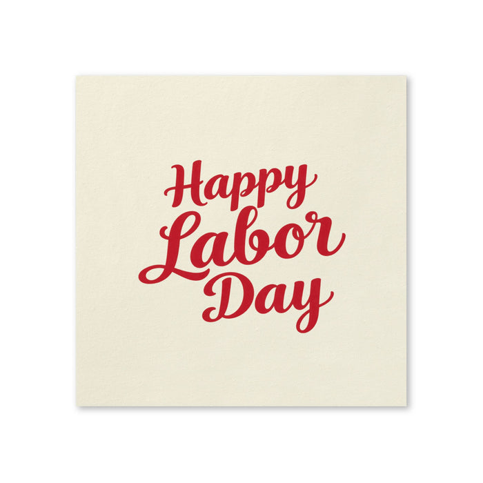 Labor Day Cocktail Napkins, 50-Pack, 3-ply, Labor Day Party Decor
