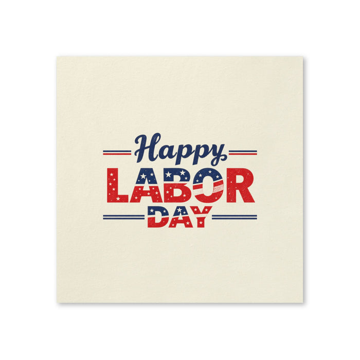 Labor Day Cocktail Napkins, 50-Pack, 3-ply, Labor Day Party Decor