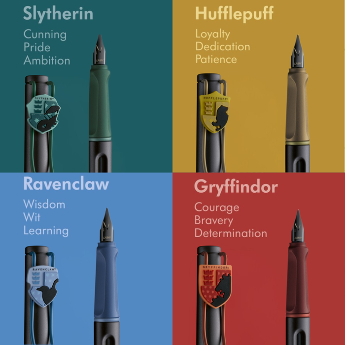 LAMY Safari x Harry Potter Fountain Pen - Limited Edition, shown from the front.