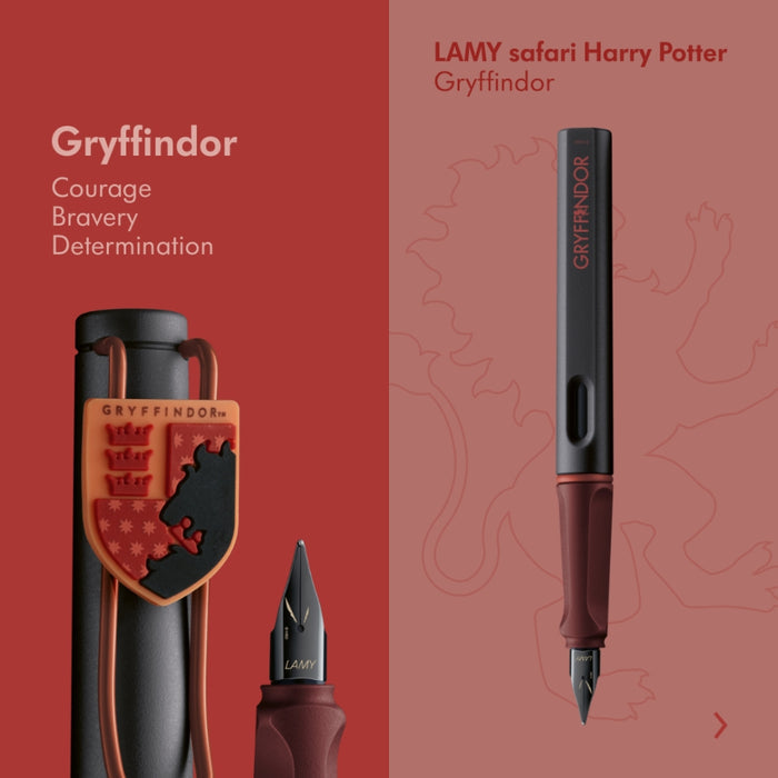 LAMY Safari x Harry Potter Fountain Pen - Limited Edition, shown from another angle.