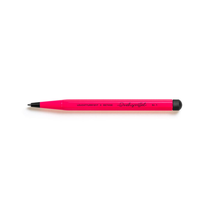 Leuchtturm1917 Drehgriffel Nr. 1 Luminous Edition ballpoint pen in bright pink