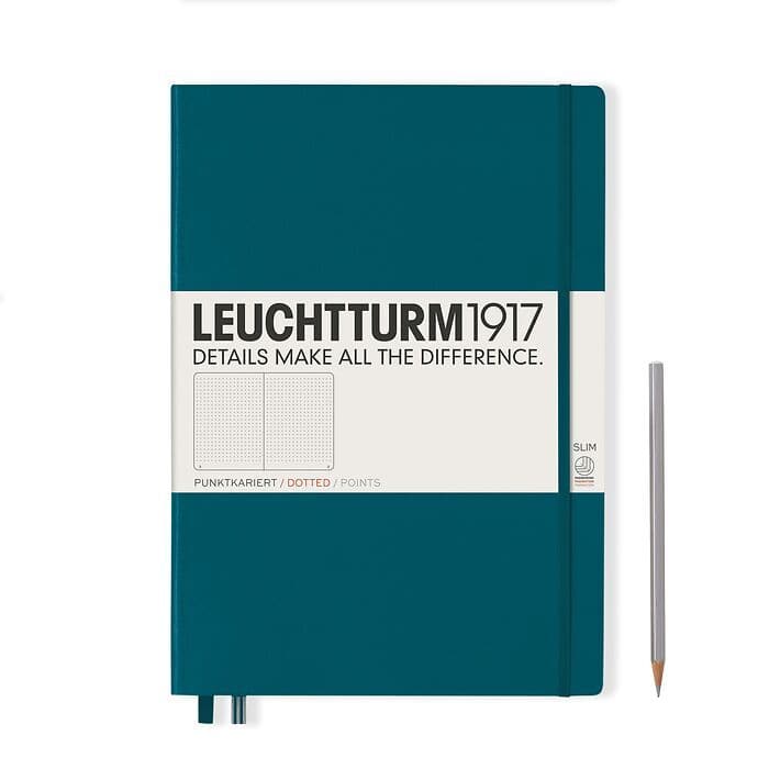 Leuchtturm1917 Hardcover Master Slim Notebook - A4+ (Lined, Dotted, Plain) - The Journal Shop