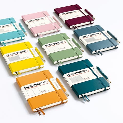 LEUCHTTURM1917 Hardcover Notebook B5 (Plain, Dotted, Lined) - The Journal Shop
