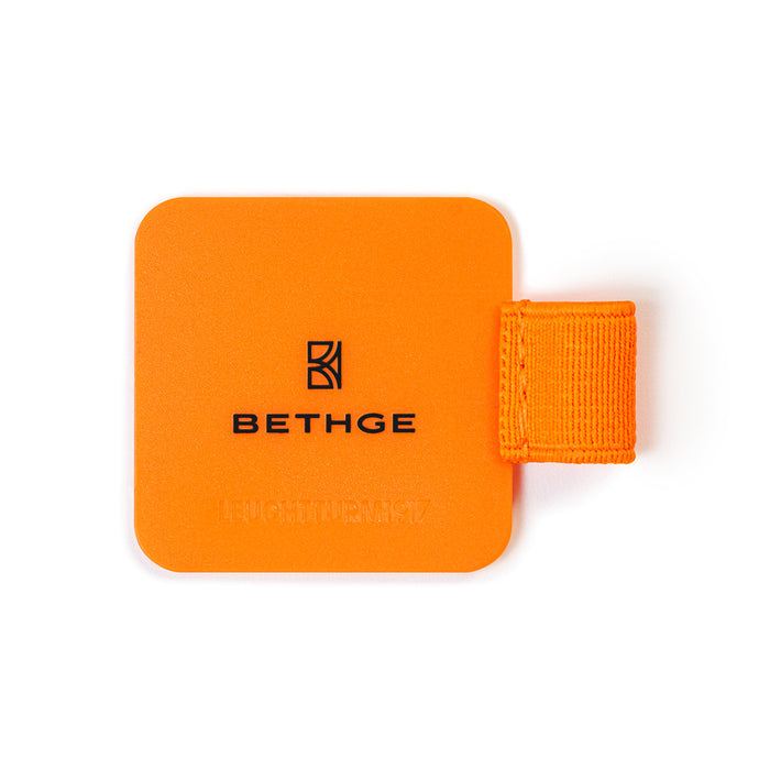 Leuchtturm1917 Luminous Edition pen loop in vivid neon orange