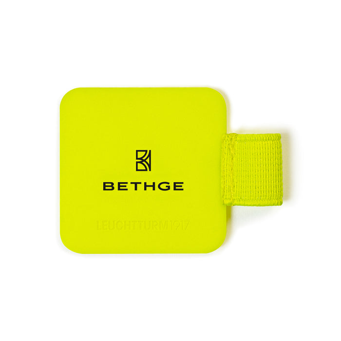 Leuchtturm1917 Luminous Edition pen loop in neon yellow