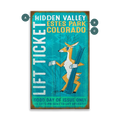 Lift Ticket Custom Sign