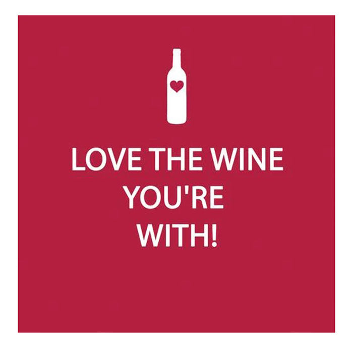 Love the Wine Cocktail Napkins