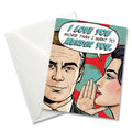 Love You More Than Murder Card