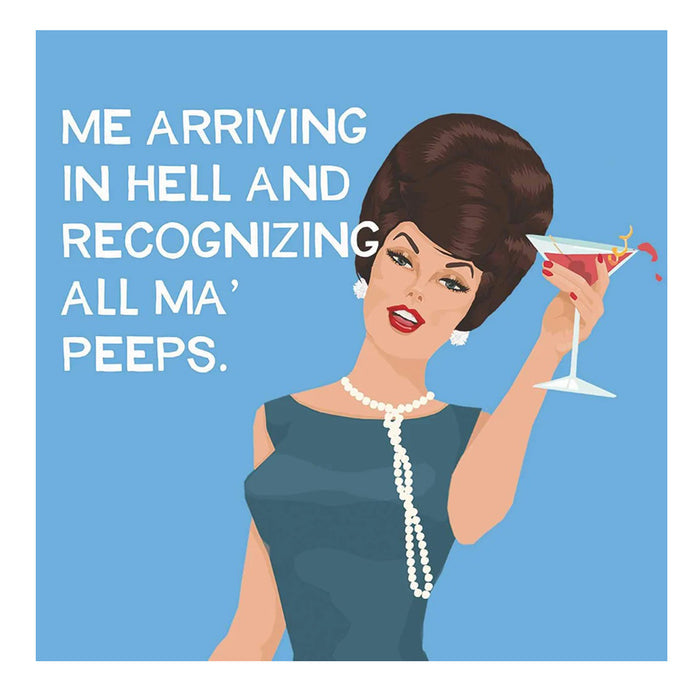 Ma' Peeps Cocktail Napkins