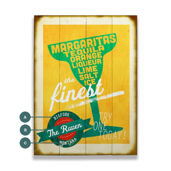 Margaritas Custom Sign