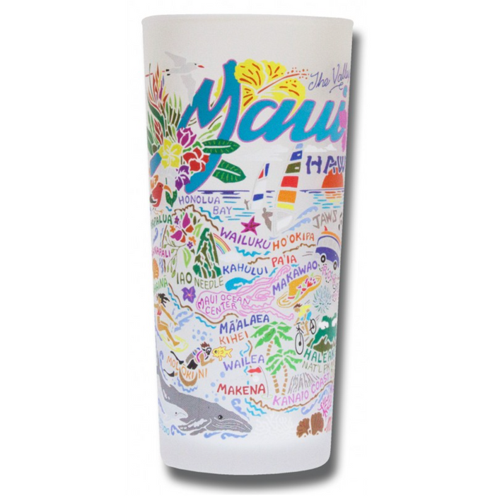 Maui Frosted Glass Tumbler